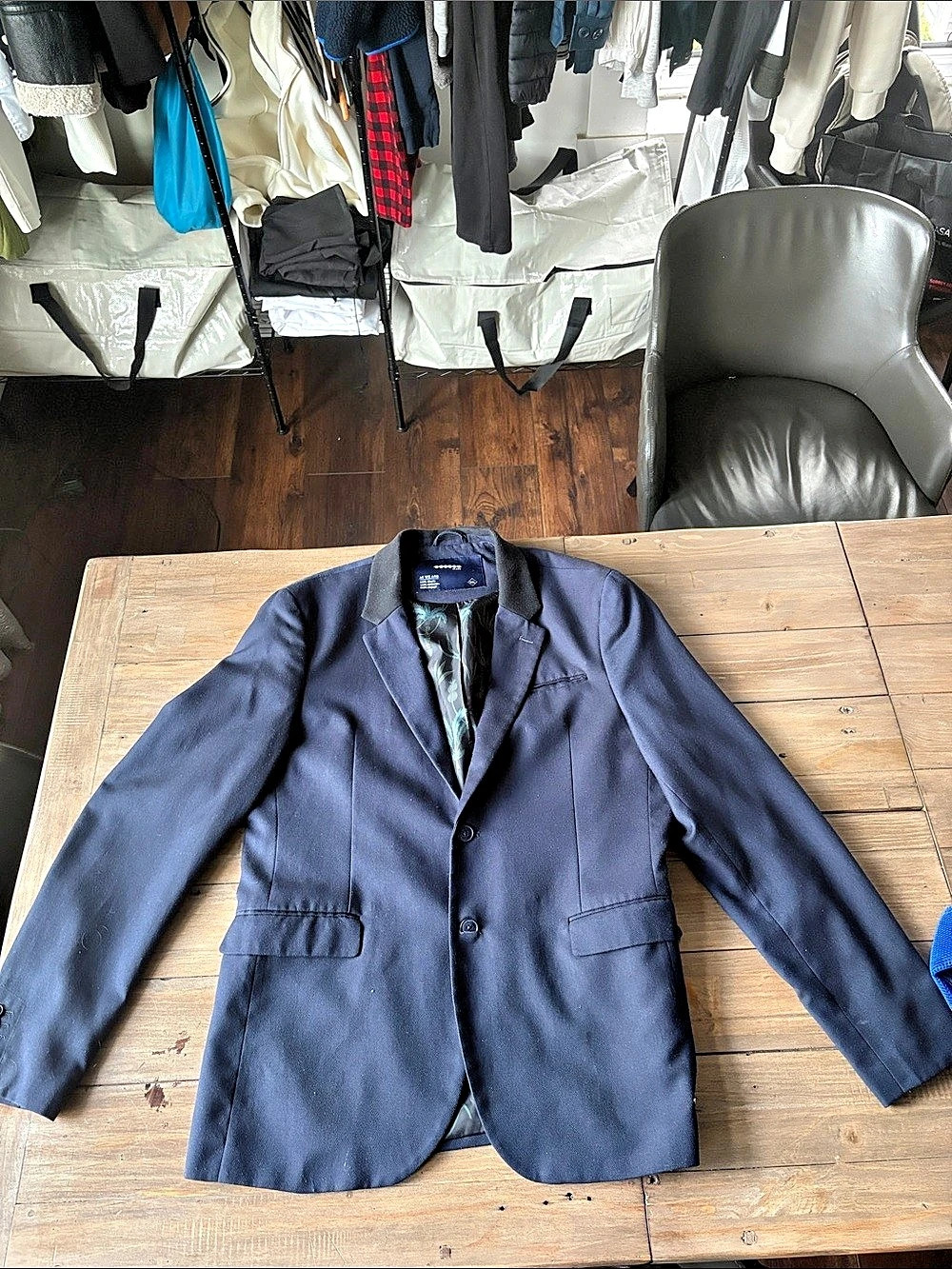 Bonobos As We Are Denim Blazer in Blue Size XXL Like New